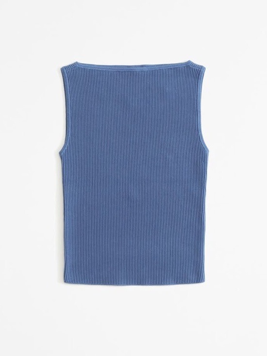 Abercrombie & Fitch Tops - Abercrombie Ottoman Slash Tank in Blue